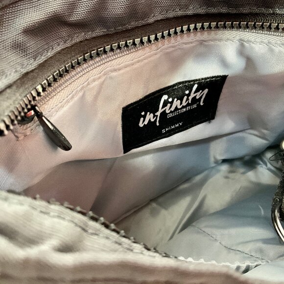 Lug Brand Grey Purse Infinity Collection Shimmy - Picture 8 of 16